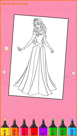 New Princess Coloring Book screenshot