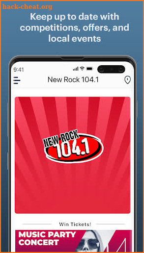 New Rock 104.1 screenshot