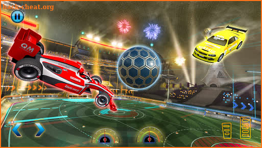 New rocket league soccer ball rocket car head screenshot