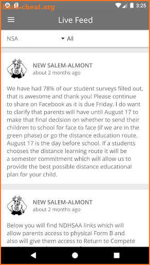 New Salem-Almont Holsteins screenshot