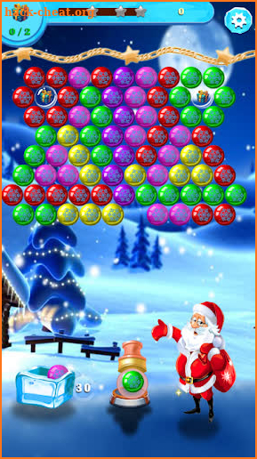 New Santa Christmas Bubble Shooter screenshot