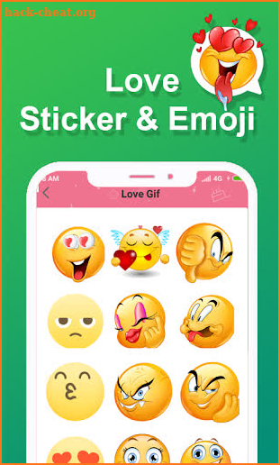New Sticker & Love Emoji for Message screenshot