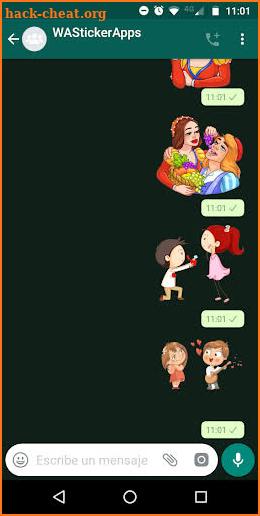 💑New Stickers Couples in Love WastickerApps screenshot