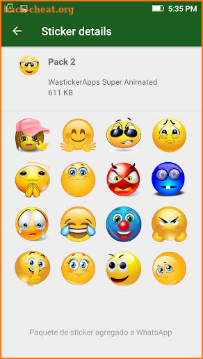 🙌 New Stickers of Emojis in 3D (WAstickerapps) screenshot