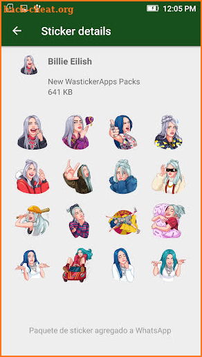 🎤New Stickers of Singers WAstickerapps Memes screenshot