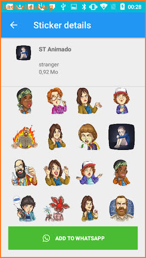 New Stranger Things Stickers for Whatsapp 2019 screenshot