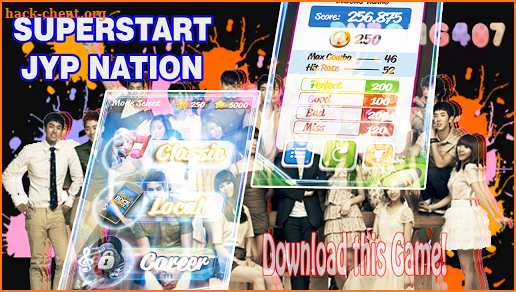 New Superstar JYP Nation Game screenshot