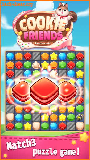 New Sweet Cookie Friends: Puzzle World screenshot