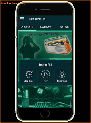 New Tune in radio and radio FM screenshot