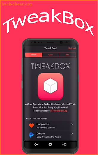 New TwakTox Apps screenshot