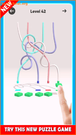 New Twisted Rods Sort Game screenshot
