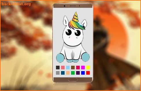 New Unicorn Coloring Book Game screenshot
