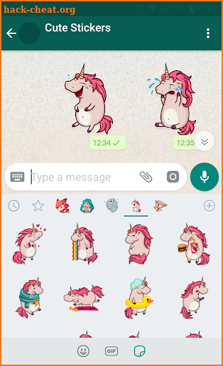 New WAStickerApps 🙊 Cute Stickers For Chat screenshot