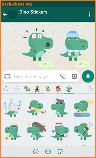 New WAStickerApps - Dinosaur Stickers For Chat screenshot