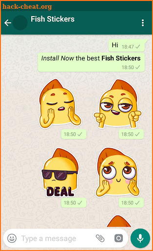 New WAStickerApps 🦈 Fish Stickers For WhatsApp screenshot