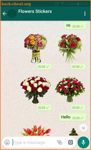 New WAStickerApps 🌹 Flower Stickers For WhatsApp screenshot