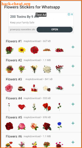 New WAStickerApps Flowers 🌹 Roses Stickers 2020 screenshot
