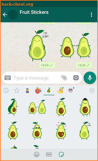 New WAStickerApps 🍓🥑 Fruit Stickers For WhatsApp screenshot