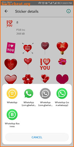 New WaStickerApps Romantic 💕 Love Stickers screenshot