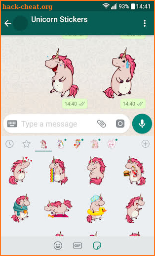 New WAStickerApps 🦄 Unicorn Stickers For WhatsApp screenshot