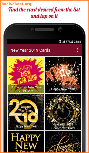 New Year 2019 Cards screenshot