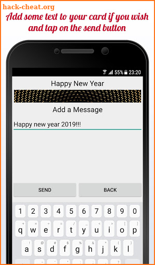 New Year 2019 Cards screenshot