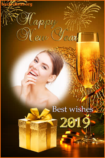 New Year 2019 Frame - New Year Greetings 2019 screenshot
