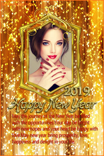 New Year 2019 Photo Frames,Greetings Cards 2019 screenshot