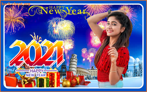 New Year 2021 Photo Editor | New Year Photo Frame screenshot