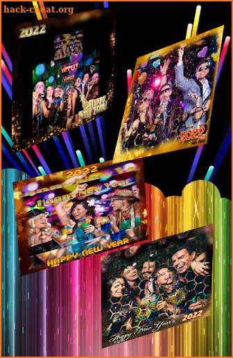 New Year 2022 photo frames video Slide with song screenshot