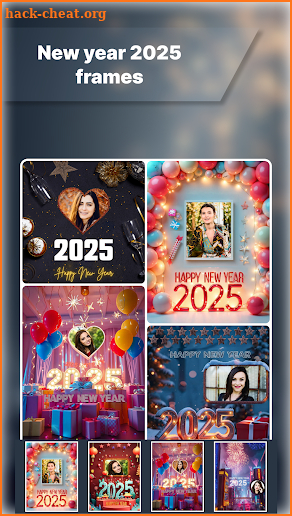 New Year 2025 Photo Frame screenshot