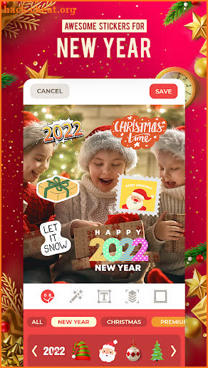 New Year & Christmas Stickers screenshot