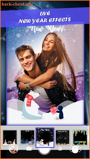 New Year Camera - Live Video and Selfie Effects screenshot