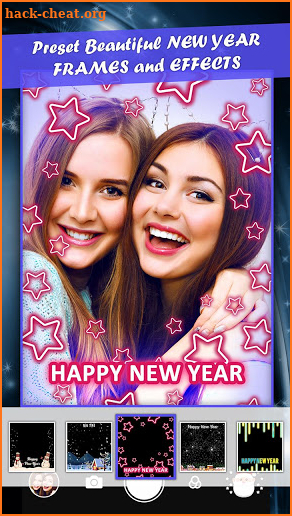 New Year Camera - Live Video and Selfie Effects screenshot