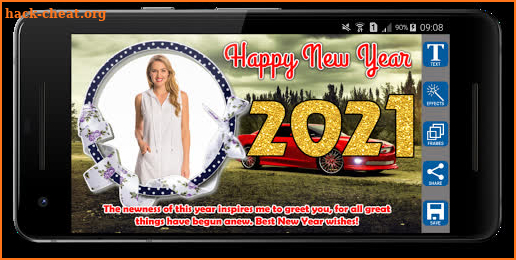 New Year Card Maker 2021 screenshot