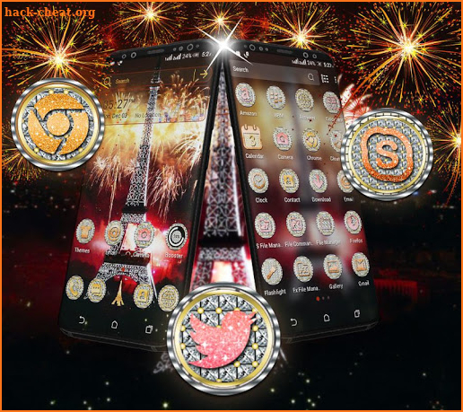 New Year Celebration Launcher Theme screenshot