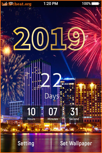 New Year Count Down 2019 & New Year Live Wallpaper screenshot