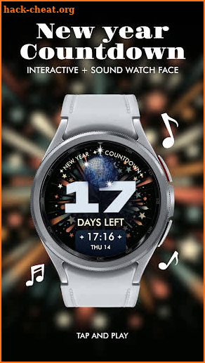 New Year Countdown Watch Face screenshot