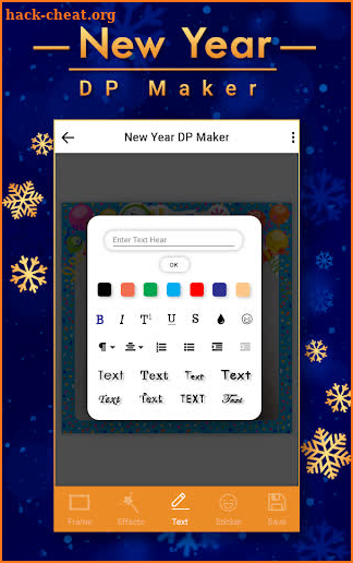New Year DP Maker : New Year Profile Pic Maker screenshot