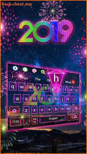 New Year Keyboard screenshot