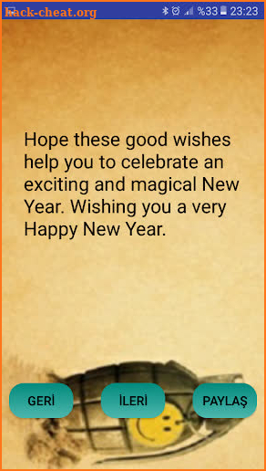 New Year Messages screenshot