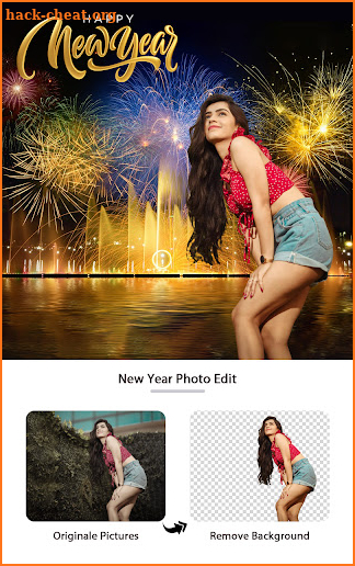 New Year Photo Editor screenshot