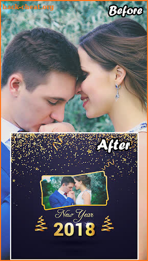 New Year Photo Frame, Effects Editor with Dp Maker screenshot