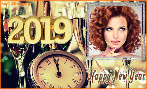 New Year Photo Frame New Year's greetings 2019 screenshot