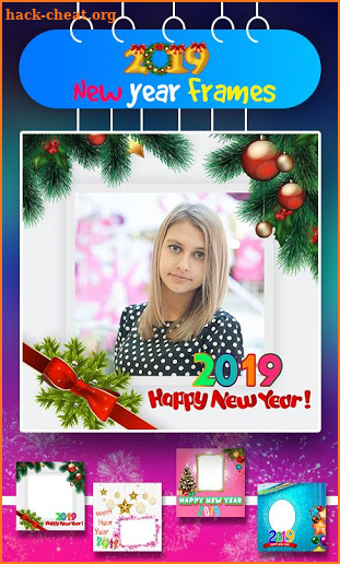 New Year Photo Frames 2019 - Download online frame screenshot
