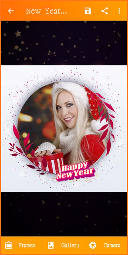 New Year Photo Frames 2022 - Greeting Card Wishes screenshot