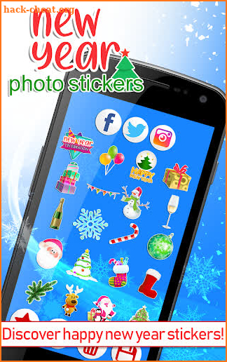 New Year Photo Stickers screenshot