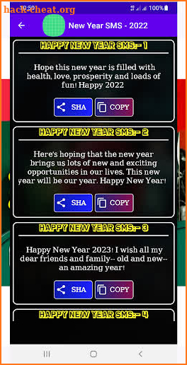 New Year SMS 2022 :English Sms screenshot