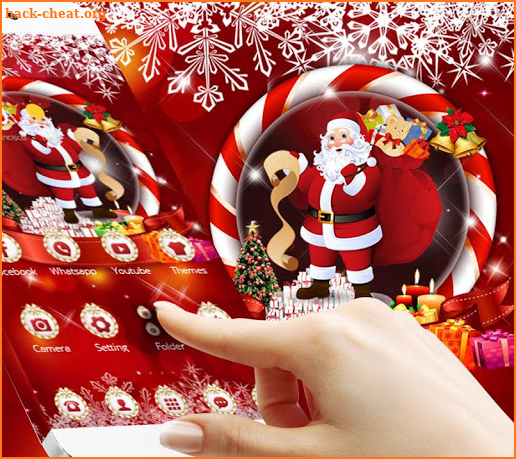New Year Snow Christmas Theme screenshot