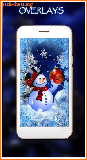 New Year Snowman live wallpaper screenshot